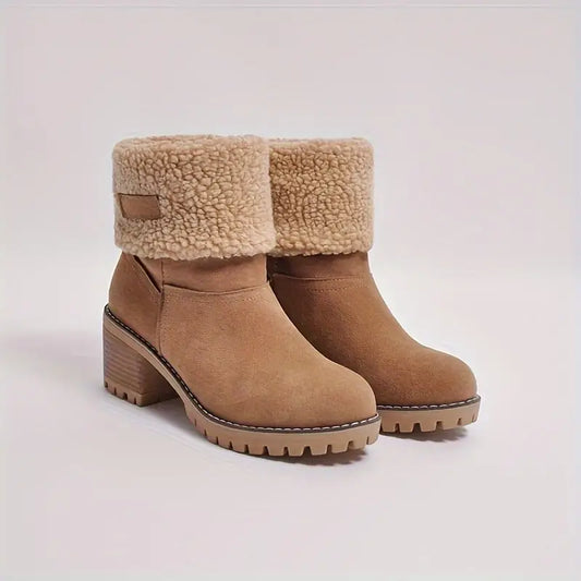 Lieke - Stylowe buty zimowe z wełną