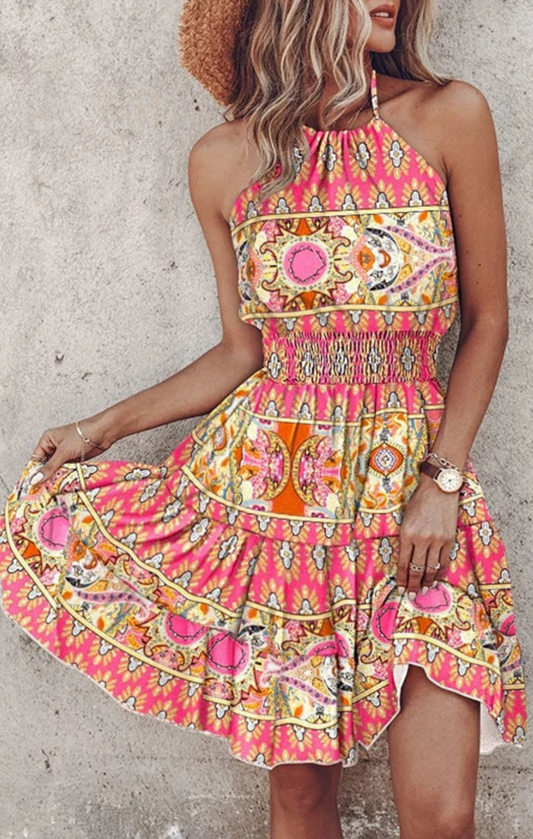 Angela sukienka boho midi