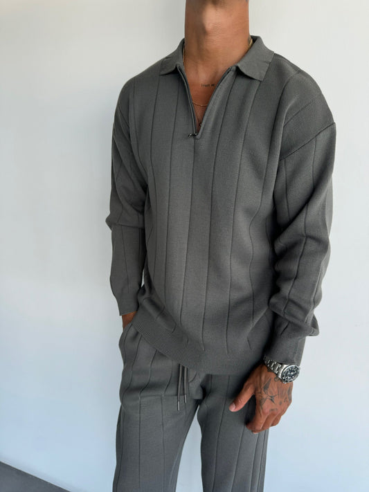 Bluza polo z zamkiem błyskawicznym Eden |