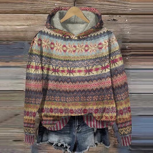 Bluza z kapturem Shanna | Ethno Retro