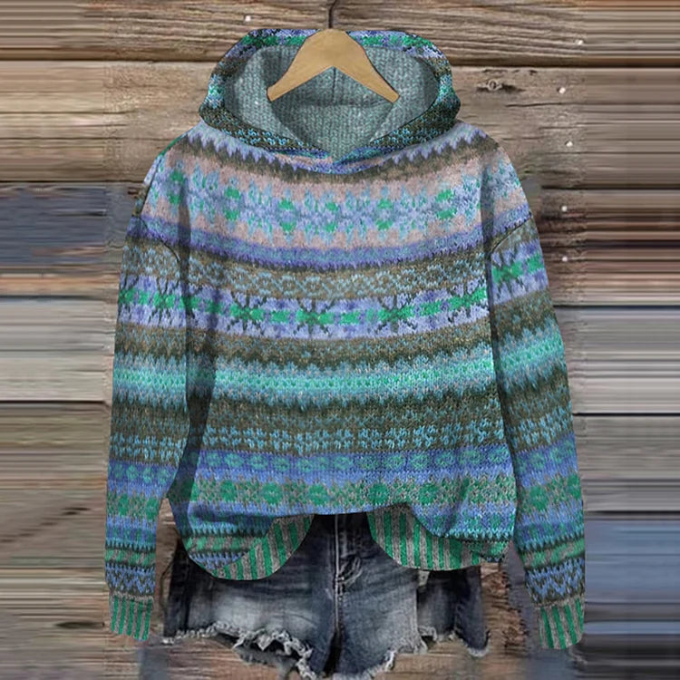 Bluza z kapturem Shanna | Ethno Retro