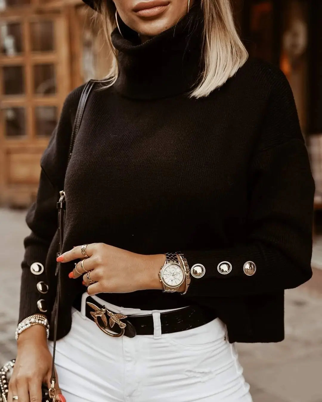 Blake - Wygodny i stylowy sweter z golfem dla kobiet