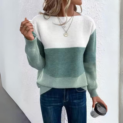 Adelina - Elegancki pogrubiony sweter