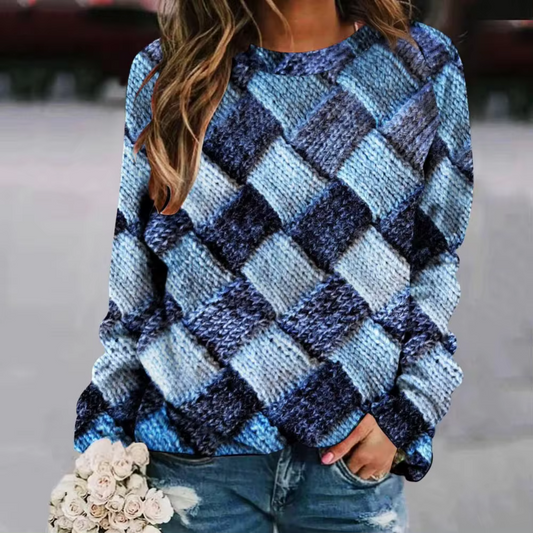 Agathe - Wiosenny sweter w stylu retro