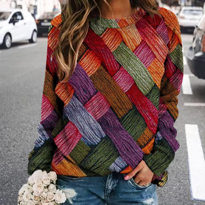Agathe - Wiosenny sweter w stylu retro