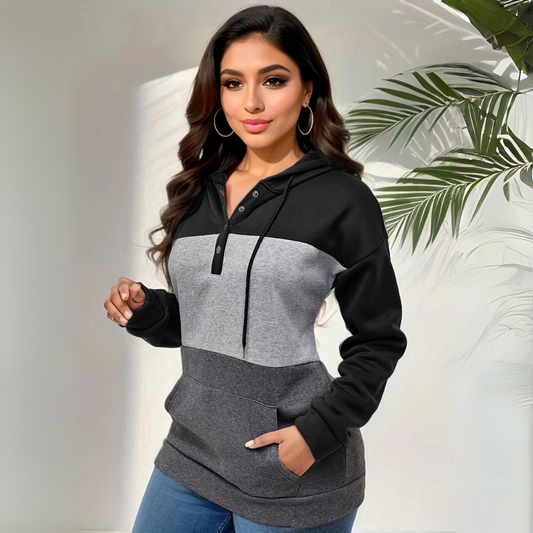 Bluzy z kapturem Shanna | Sweat Mignon Noir