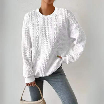 Bluza Shanna | Casual z okrągłym dekoltem
