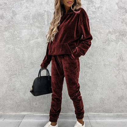 2-częściowy dres damski Heidi-Mode | Velvet Autumn Bliss