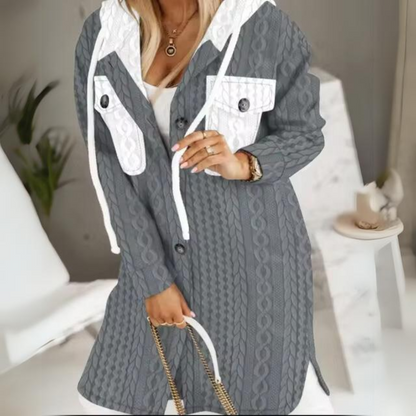 Anika - Casualowa kurtka z kapturem