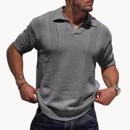 Lars | Dzianinowa koszulka polo