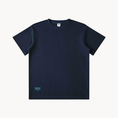 Kai | Ciężki bawełniany T-shirt z dzianiny waflowej