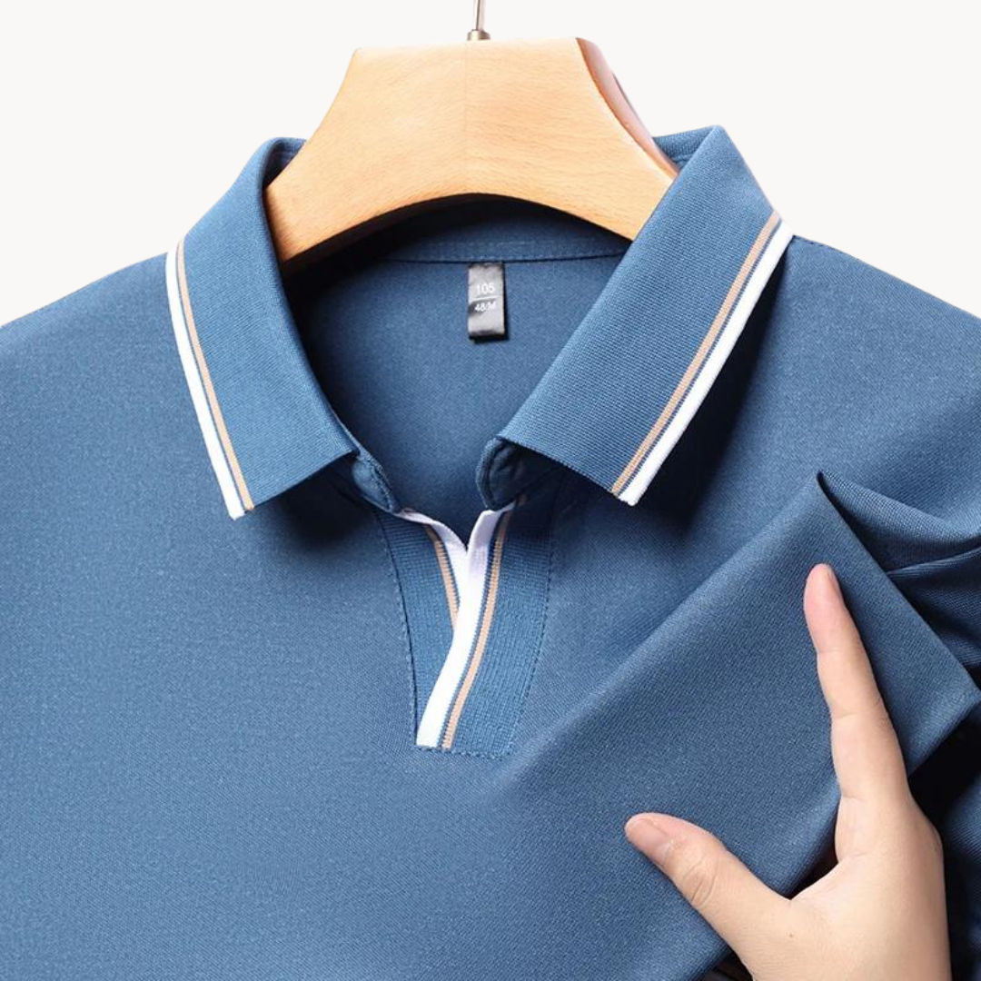 Alexander | Elegancka koszulka polo z napami