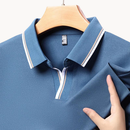 Alexander | Elegancka koszulka polo z napami