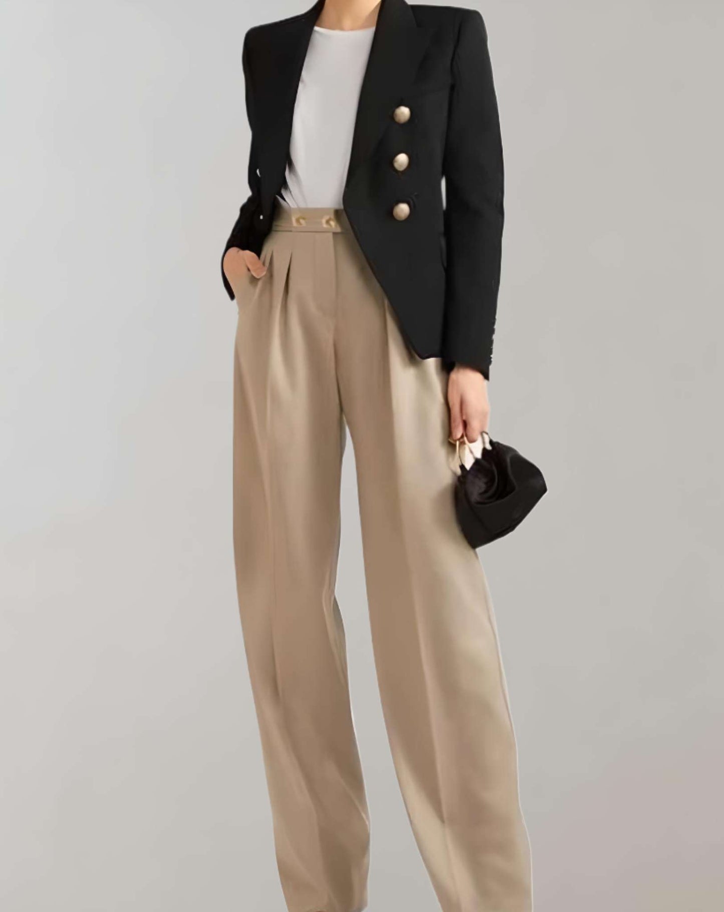 Damskie eleganckie spodnie rekreacyjne - Caryll