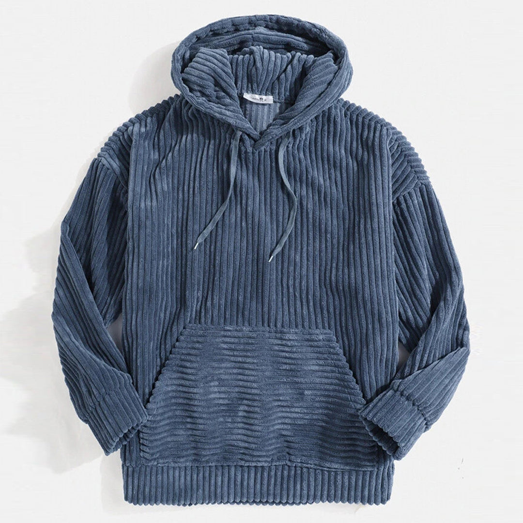 Bluza z kapturem Shanna | z prążkowanego weluru