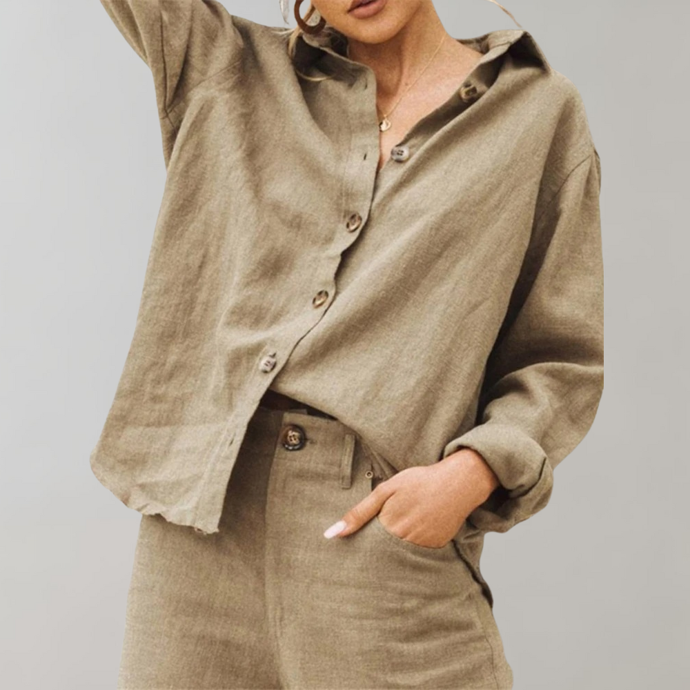 Celine - Casualowa bluzka damska