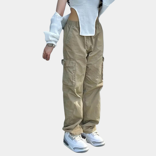 Léonie - Eleganckie spodnie cargo