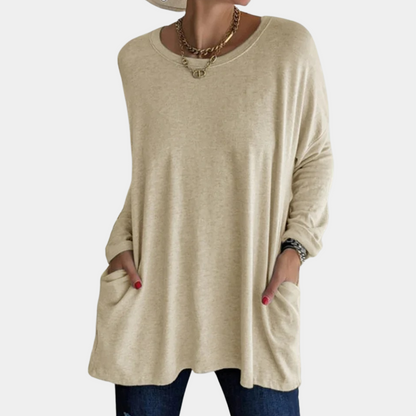 Casualowy luźny top damski