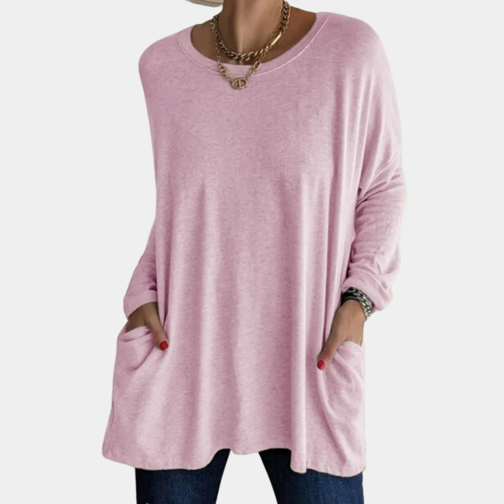 Casualowy luźny top damski