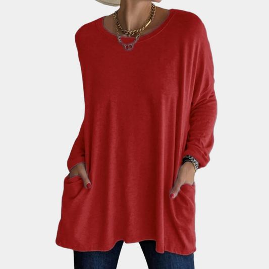 Casualowy luźny top damski