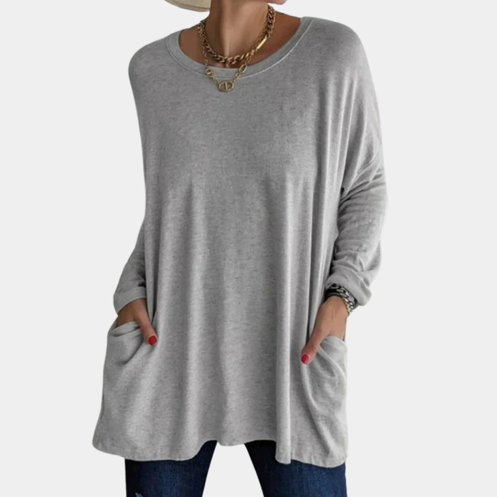 Casualowy luźny top damski