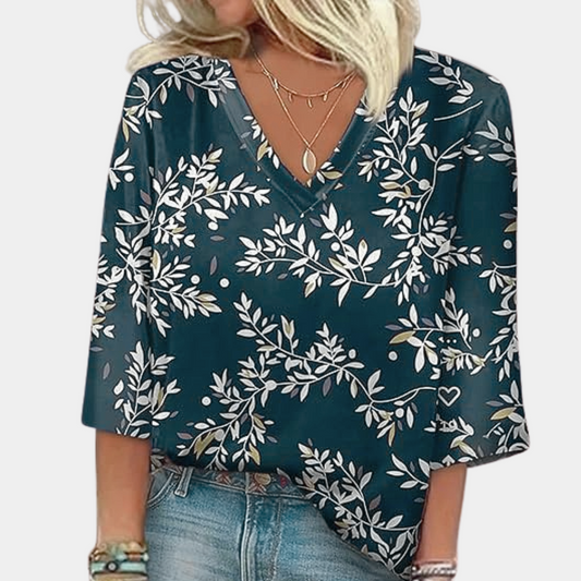 Thai - Klasyczna bluzka damska w stylu vintage