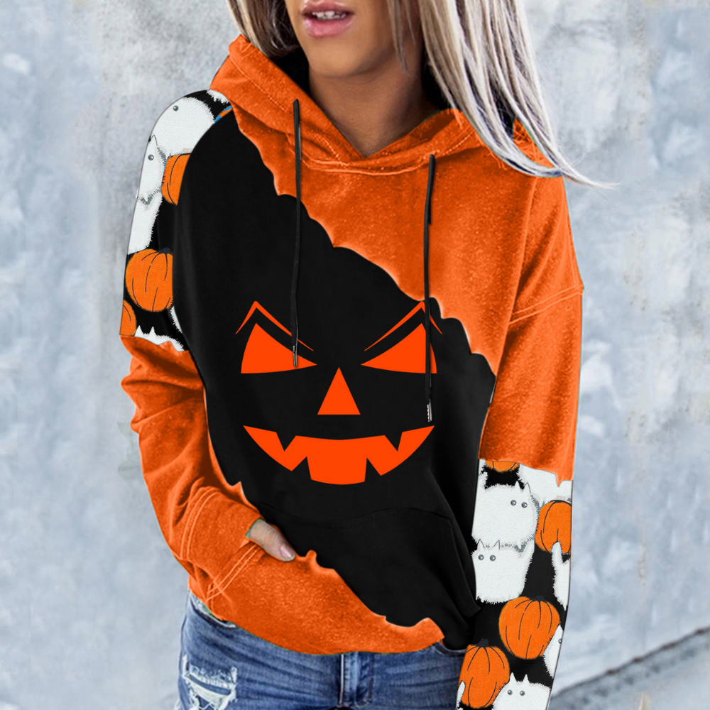Haydée - Modna bluza na Halloween dla kobiet