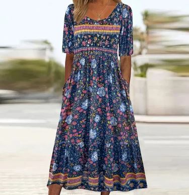 Milanie - Sukienka w stylu boho