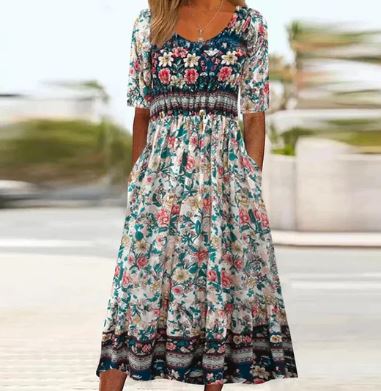 Milanie - Sukienka w stylu boho