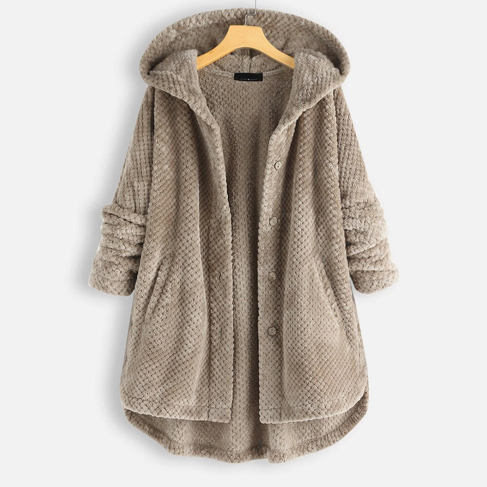Aurélie - Damska kurtka oversize z kapturem