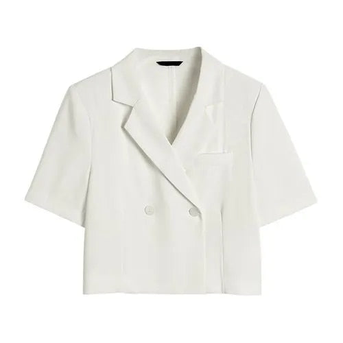 Yllana - Nowoczesny i stylowy blezer o przyciętym kroju