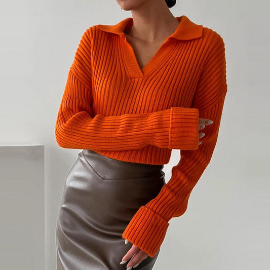 Aniah - Elegancki i wygodny jesienny sweter dla kobiet