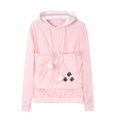 Fleur - Bluza z kapturem i kieszenią na kota