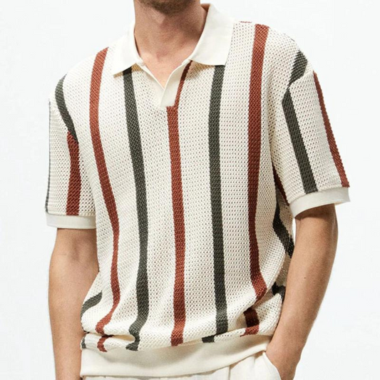 Koszulka polo w paski Octavius | Relaxed Fit