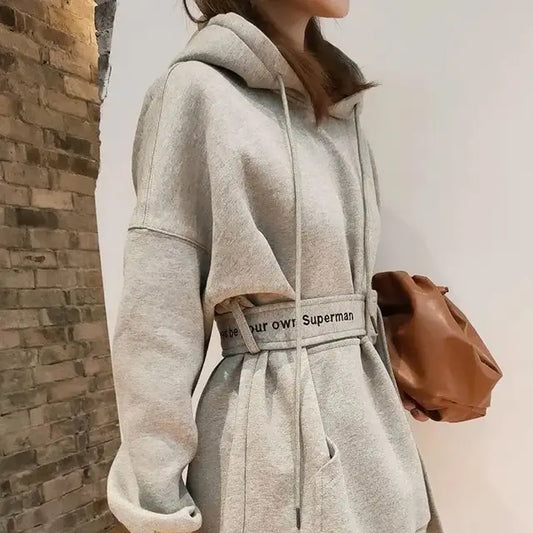 Yerevan - długa bluza z kapturem Baggy
