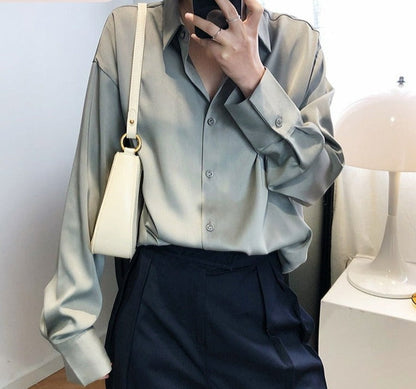 Vardi Dante™ Sanna Satin Blouse | Elegancka bluzka damska