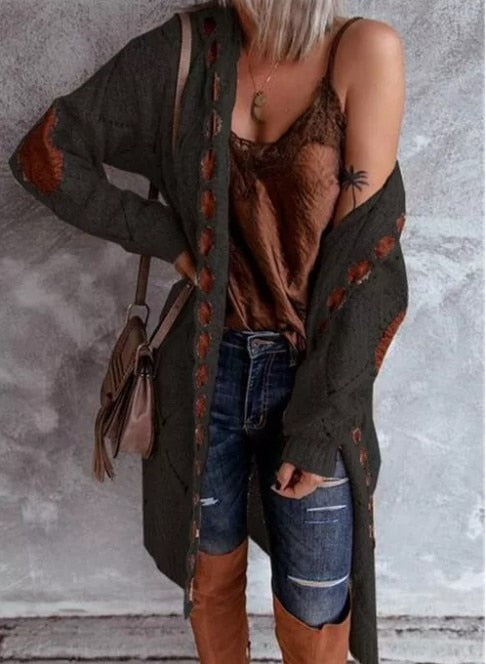 Uzette Cardigan | Długi kardigan damski