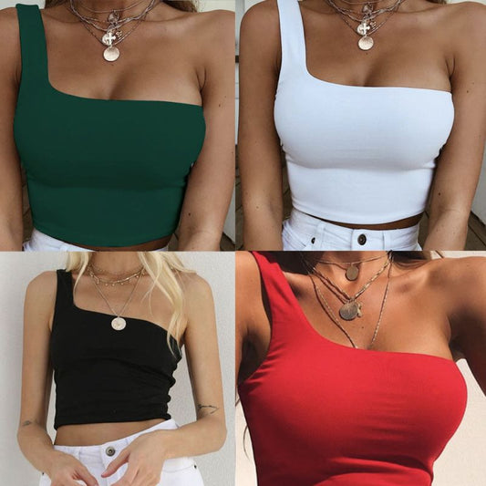 Vardi Dante™ Tara Top | Elegancki, letni damski top z jednym rękawem