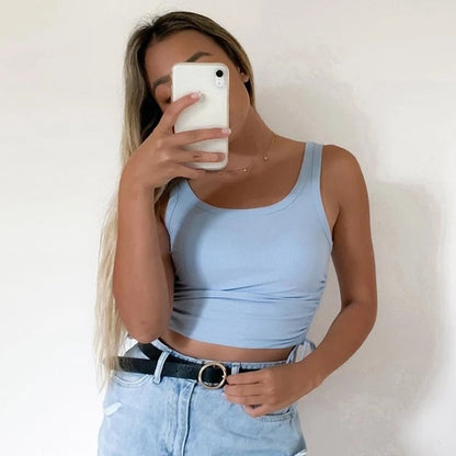 Vardi Dante™ Mimi Krótki top bez rękawów | Krótki i stylowy top