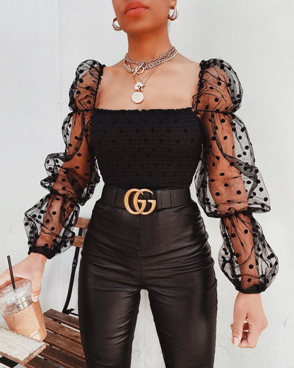 Vardi Dante™ Tiffany Top with Mesh | Wyjątkowy i stylowy top damski
