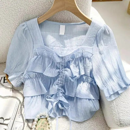 Ursul - Elegancka warstwowa bluzka damska
