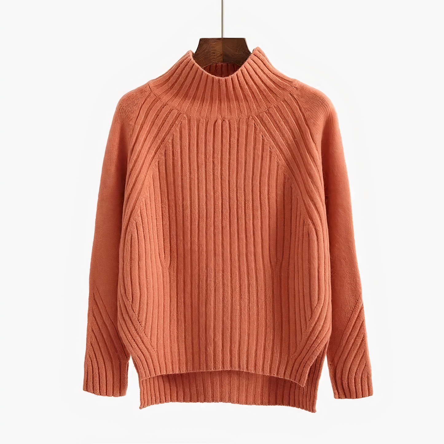 AYA™ | ROZPINANY SWETER Z OKRĄGŁYM DEKOLTEM