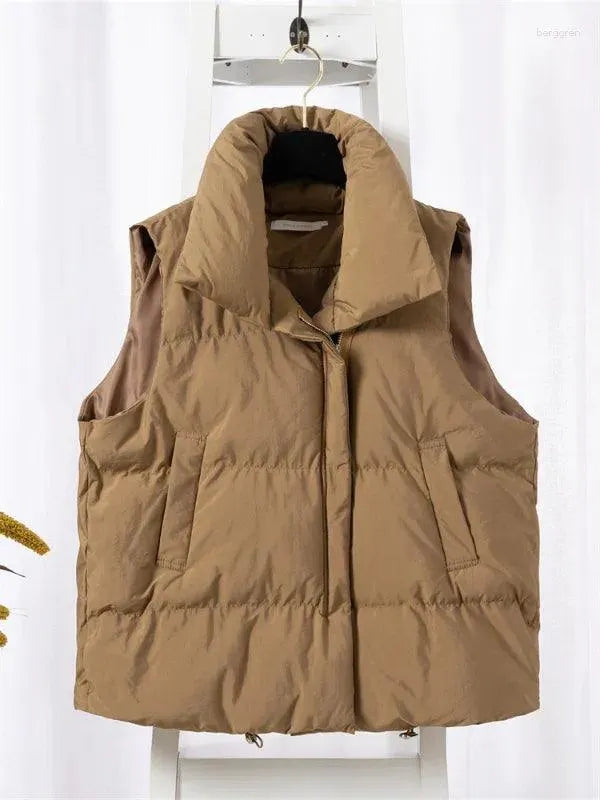 Bodywarmer damski - stylowy - ciepły - duże kieszenie - idealny na chłodniejsze dni