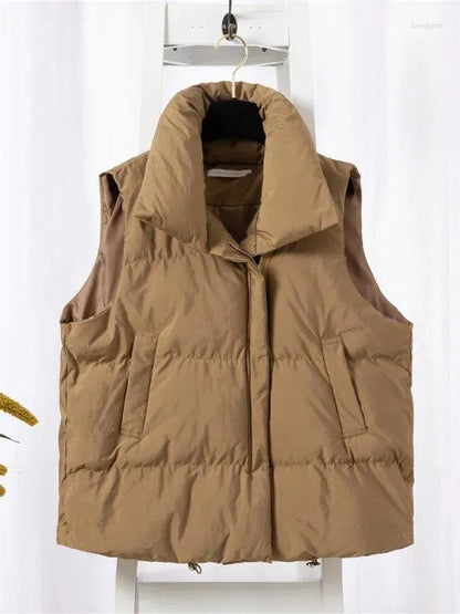 Bodywarmer damski - stylowy - ciepły - duże kieszenie - idealny na chłodniejsze dni