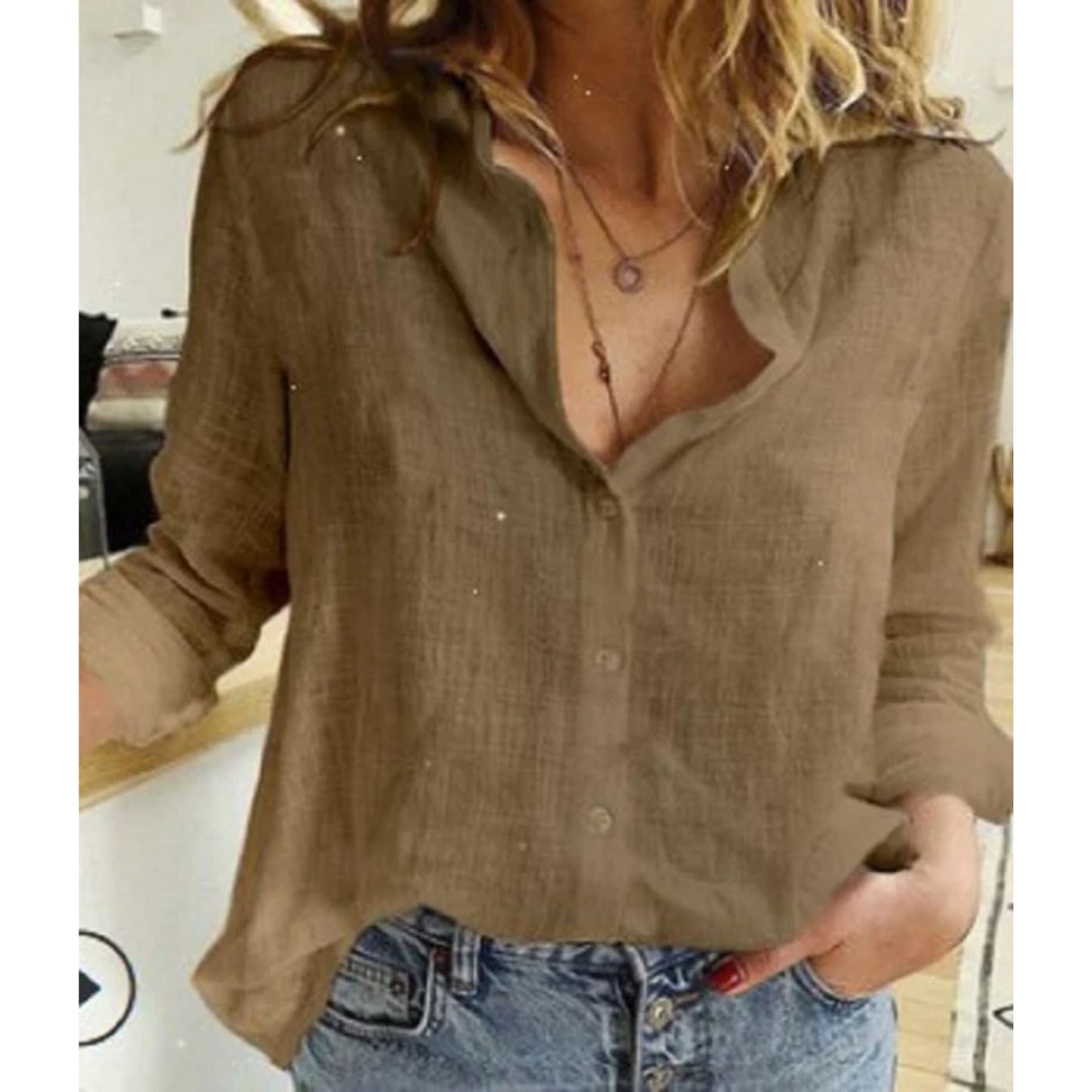 Bluzka damska Eva | Linen