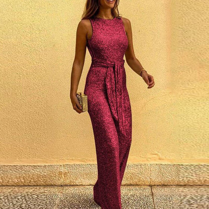 Angela - Elegancki kombinezon z cekinami dla kobiet