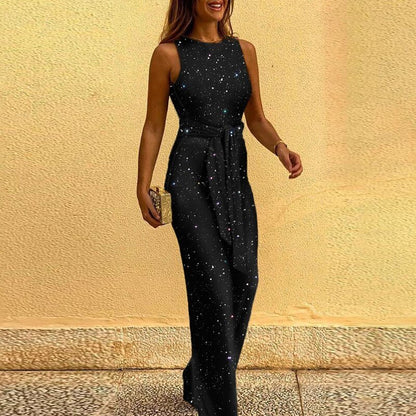 Angela - Elegancki kombinezon z cekinami dla kobiet