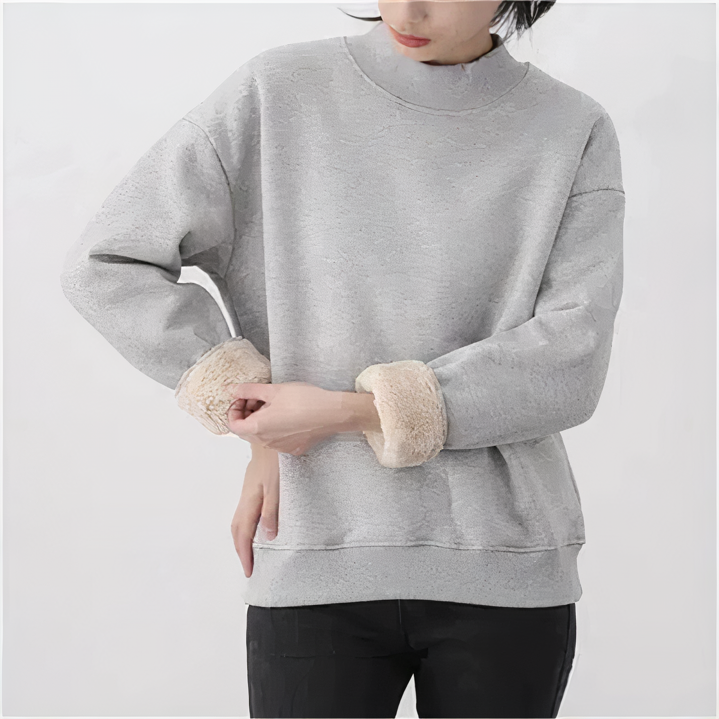 Zimowy sweter z polaru - Noelle