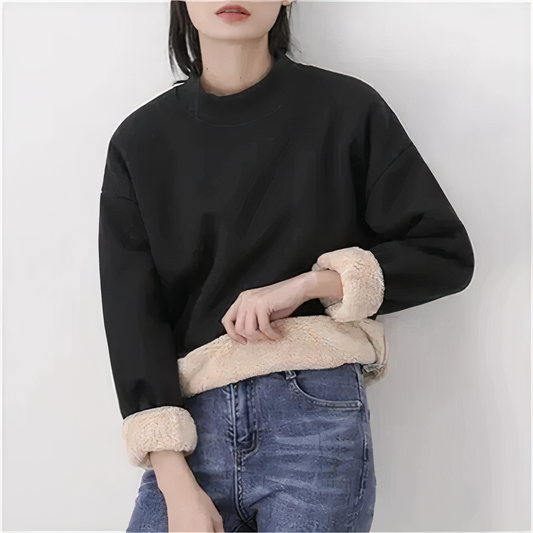 Zimowy sweter z polaru - Noelle