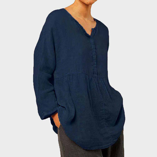 ENIKO - Elegancka bluzka w dużych rozmiarach